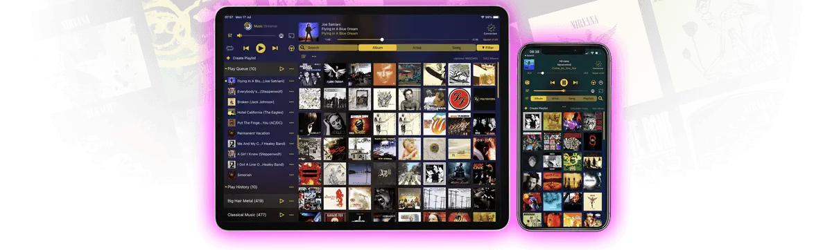 Stream your mp3 music collection to your iPad