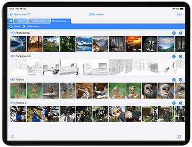 Create Slideshows in FileBrowser Professional
