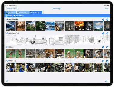 Create Slideshows in FileBrowser Professional