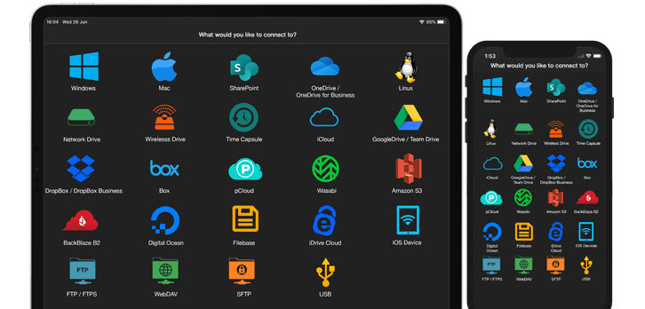 Browse and manage all your files from one app