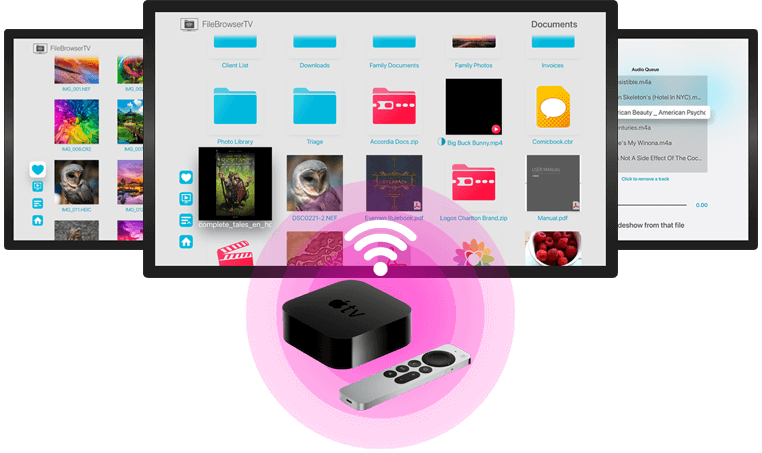 A powerful file exploring app for AppleTV FileBrowser TV