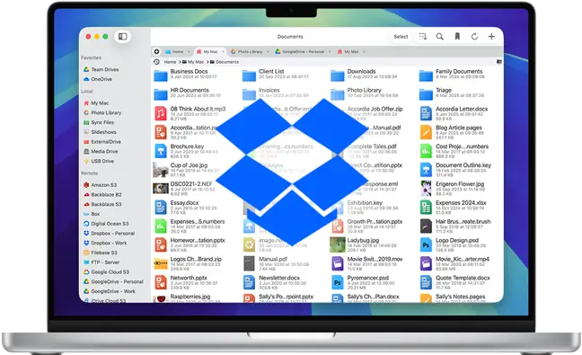 Connect to and Browse Dropbox on Mac Desktop