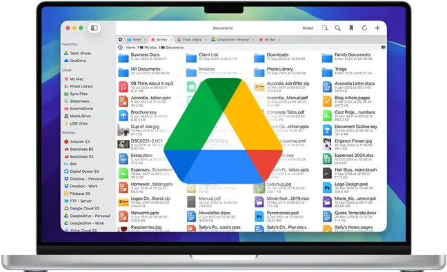 Connect to Google Drive on macOS