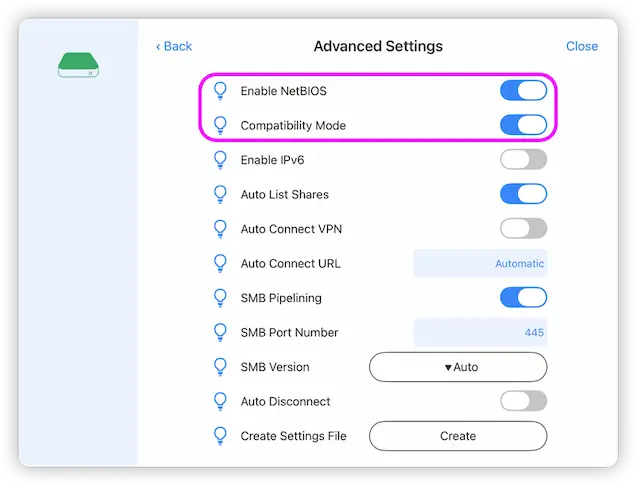 How to setup NAS drive connections