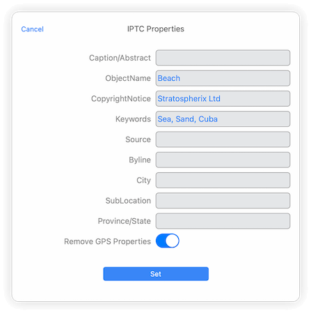 Star rate your photos with XMP on your Mac with FileBrowser Pro