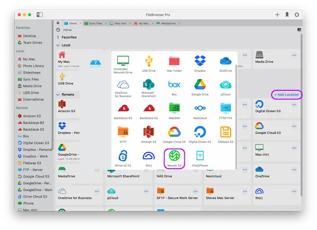 Easily browse your Wasabi files on macOS
