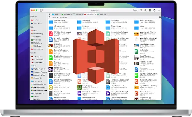 Connect to and Browse Amazon S3 Storage from your Mac