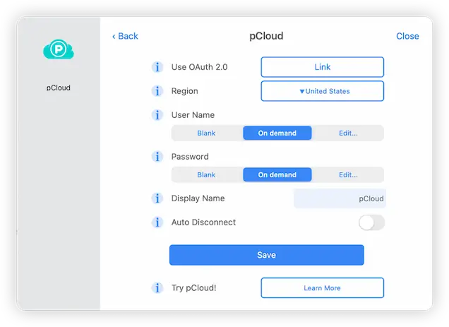 Use your Mac to view your pCloud documents