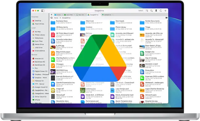 Connect to Google Drive on macOS