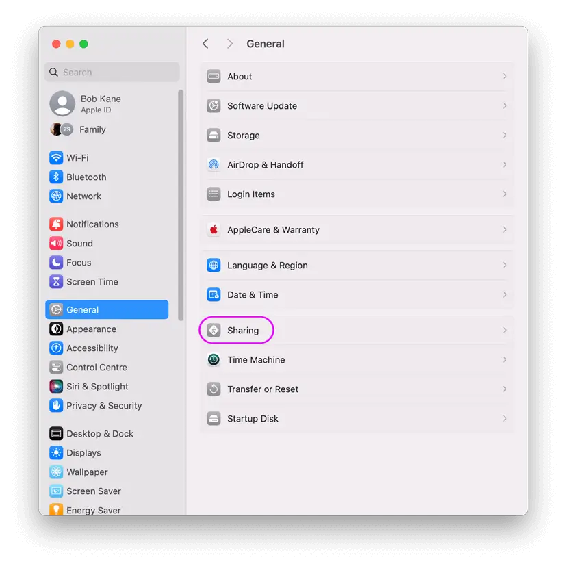 How to share your music folder on Mac