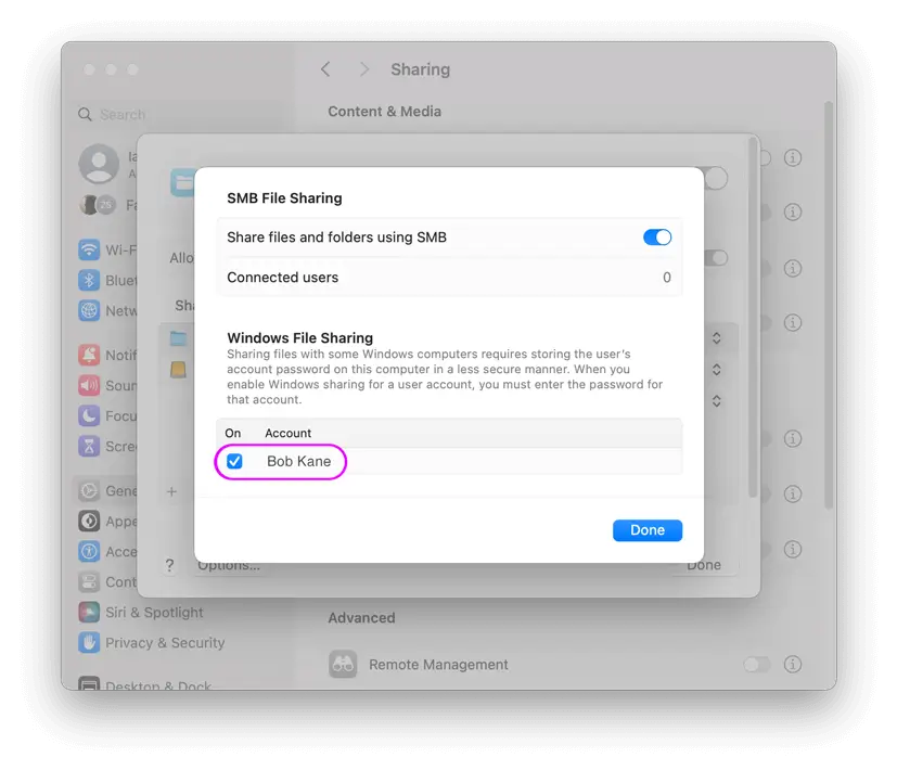 Allow users to access your music library