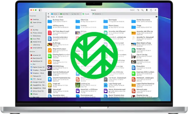 Browse your Wasabi S3 Storage on macOS