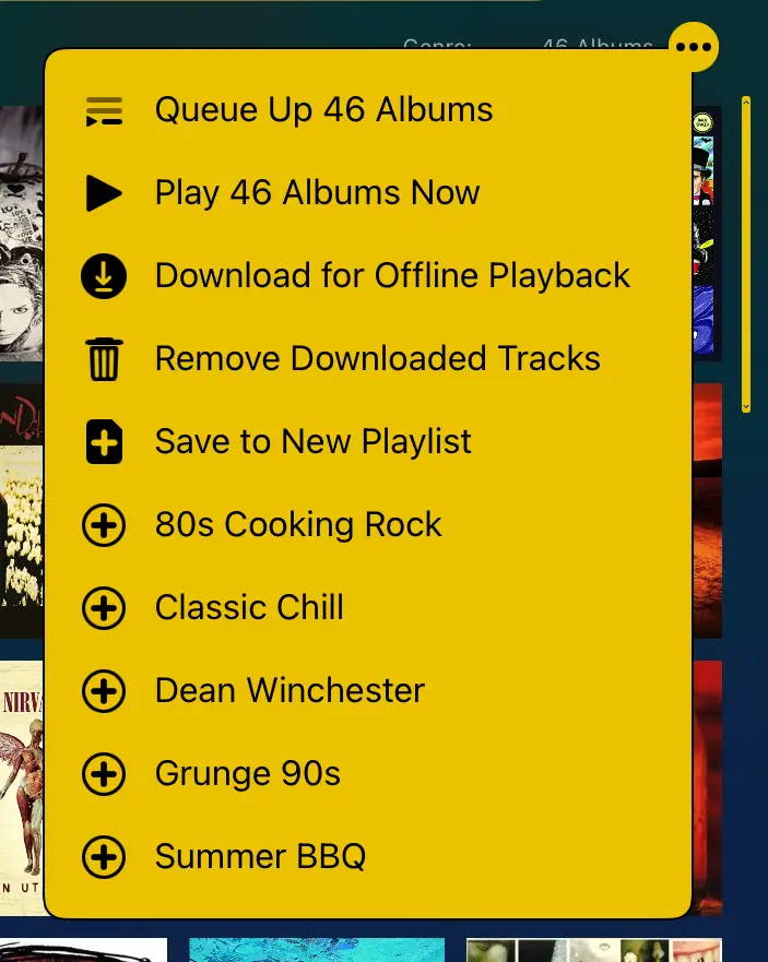 Using playlists in Music Streamer