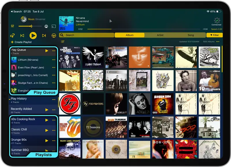 Scan and play your music collection on your iPad or iPhone with MusicStreamer