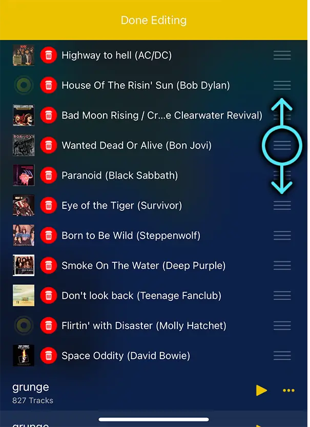 Reorder playlists in MusicStreamer