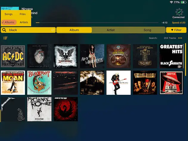 Add random songs to your playlist based on album search