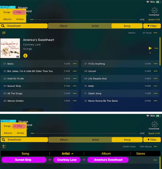 Add random songs to your playlist based on track name search