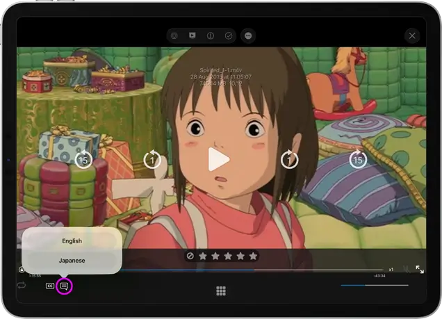 How to Change Movie Language