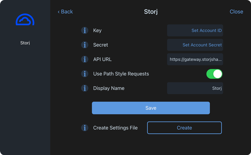 Use your iPad to view your Storj documents