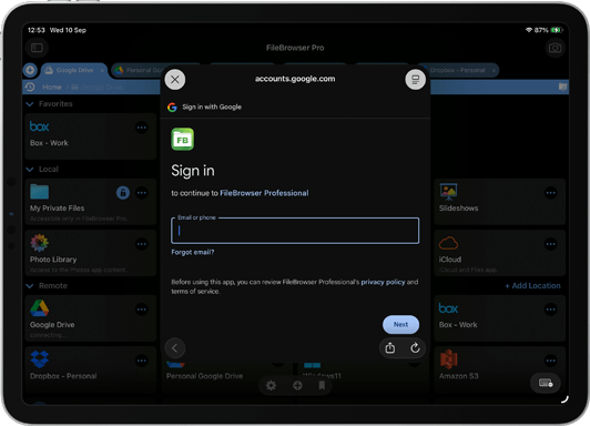 How to link multiple Google Drive accounts to your iPhone or iPad