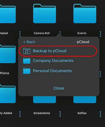 Backup your iPhone photos