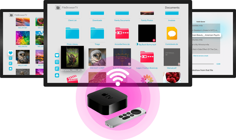 browse your computer files with AppleTV and FileBrowser TV