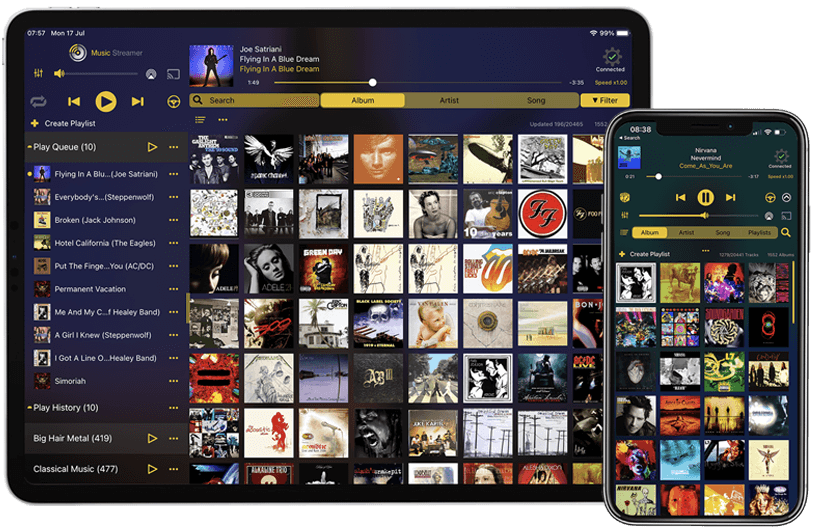 MusicStreamer is also available on iPad and iPhone
