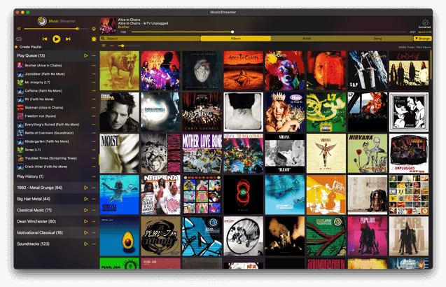 Play your music collection on Mac