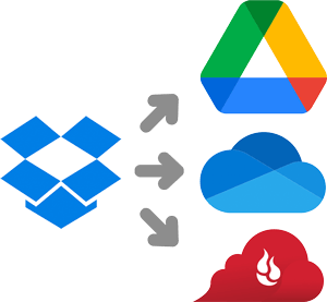 Sync from Dropbox Folders to Other Cloud Providers